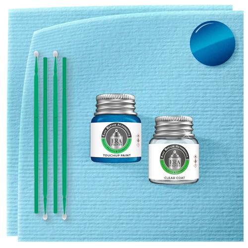 ERA Paints - PB5/AB5 - Electric Blue Pearl for DODGE Exact OEM Color Match Automotive Touch Up Paint for Cars - Scratch & Chip Repair for Metal & Plastic - Essential Kit - Made in USA - style: Jar - Essential Kit