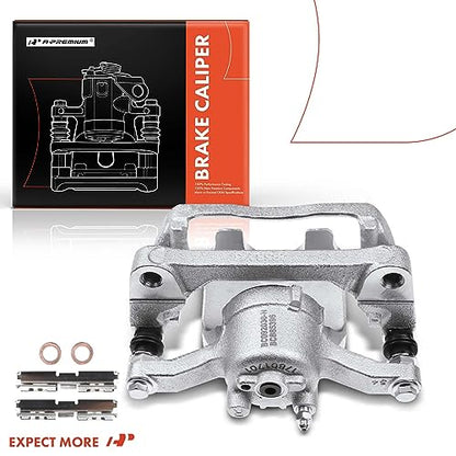 A-Premium Rear Right Passenger Disc Brake Caliper with Bracket - style: Rear Passenger Side