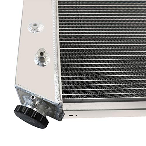 Primecooling 56MM 3 Row Core Aluminum Radiator for GMC Chevrolet C/K Series Pickup Trucks, Multiple V8 Models 1973-1991