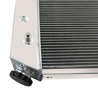 Primecooling 56MM 3 Row Core Aluminum Radiator for GMC Chevrolet C/K Series Pickup Trucks, Multiple V8 Models 1973-1991