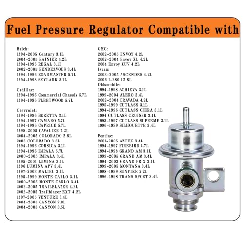 Fuel Pressure Regulator for GM Chevy Buick Cadillac GMC Isuzu