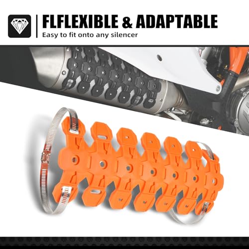 NICECNC Motorcycle Exhaust Heat Shield Guard/Silencer Protector