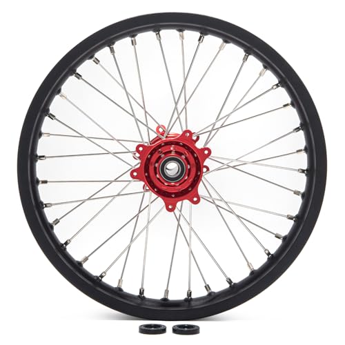 TOFR 18"x2.15" CNC Rear Wheel for Sur ron Surron Ultra Bee Rim Hub - color: Red, size: N/A Front 18" Rear