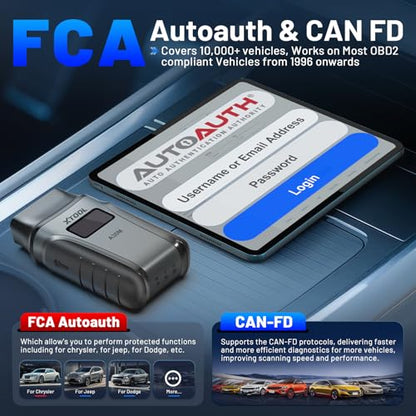 XTOOL A30M V2.0 OBD2 Scanner Diagnostic Tool, 26 Resets, All System - color: Black
