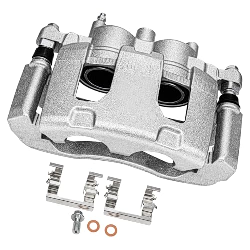 cciyu Front Right Disc Brake Caliper Assembly 18B4989 With Bracket - size: Front Right[18B4989 ]