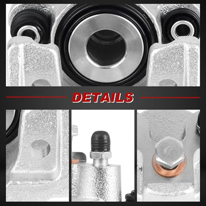 Rear Brake Caliper Set Right + Left Assembly 18-4754 18-4755 - style: Rear 184754 184755