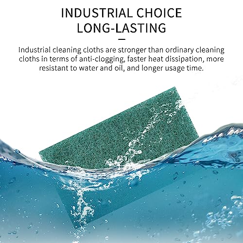 Scuff Pads - 6Pcs Scouring Pad 7447 - Very Fine Grade Hand Pads General Purpose Sanding Hand Pads 200 x 125mm/8" x 5" - color: 3 Red+3 Green