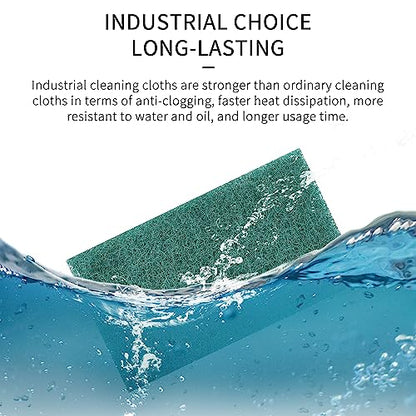 Scuff Pads - 6Pcs Scouring Pad 7447 - Very Fine Grade Hand Pads General Purpose Sanding Hand Pads 200 x 125mm/8" x 5" - color: 3 Red+3 Green