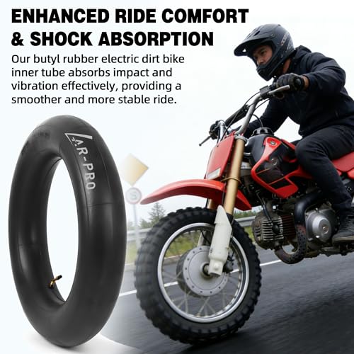AR-PRO (2-Pack) 3.50-10 Inner Tube with TR87 Angled Valve Stem - size: 3.50-10", TR-87 Valve