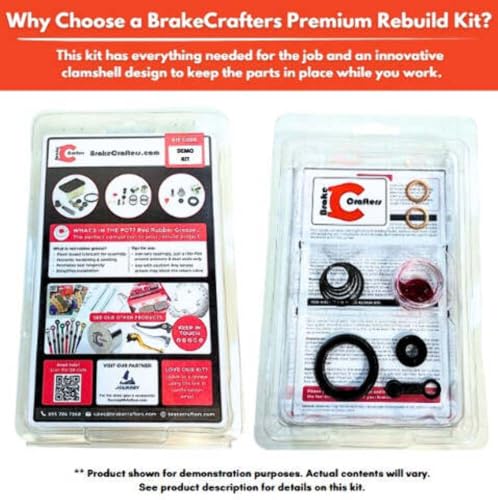 Motorcycle Clutch Slave Cylinder Rebuild Seal and Gasket kit for Select Honda Models by Brakecrafters - Check Description for Vehicle Fitment