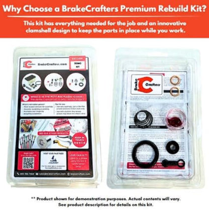 Motorcycle Clutch Slave Cylinder Rebuild Seal and Gasket kit for Select Honda Models by Brakecrafters - Check Description for Vehicle Fitment