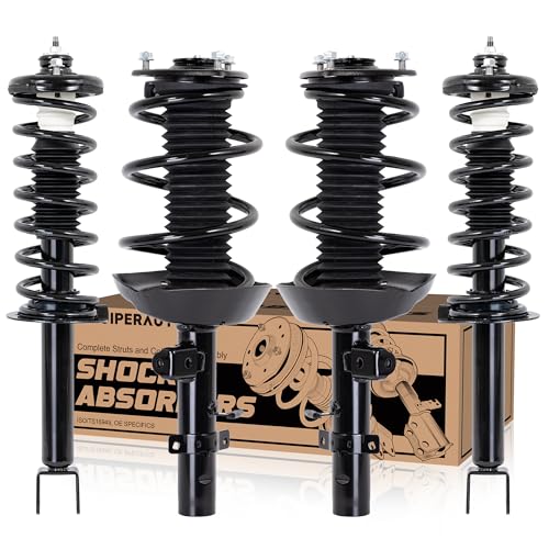 KUIPERAUTO 4PCS Front and Rear Struts Shocks Absorbers & Coil Spring Assembly Compatible for 2013-2017 Honda Accord Replacement 171451 171452 172984 - size: 2X Front and 2X Rear, style: 2013-2017