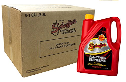 Schaeffer Manufacturing Co. 0204SAT-006 All-Trans Supreme Automatic Transmission Fluid, 1-Gallon Bottle (Pack of 6) - size: 1 Gallon (Pack of 6)