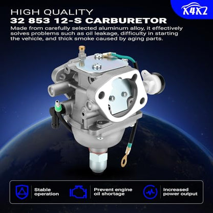 32-853-12-S Carb Kit w/Filter Oil Pump Kit for Kohler SV710-SV840 22-27HP