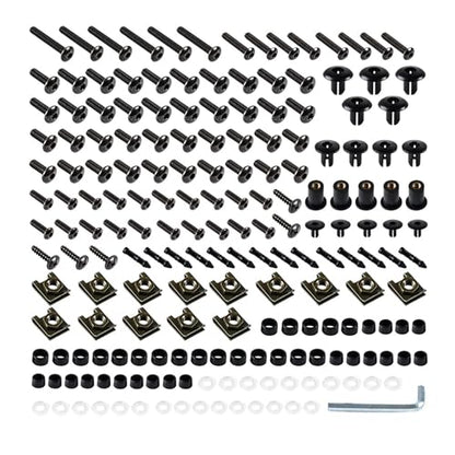Fairing Bolt Kit for Honda CBR1000RR 2004-2011 Body Kits Screws Nuts-Black - color: Black