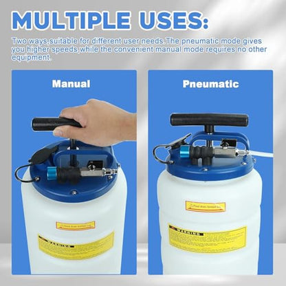 Pneumatic/Manual 15L Oil Extractor Oil Changer