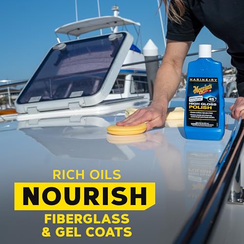 Meguiar's M45 Marine/RV Polish & Gloss Enhancer, 16oz