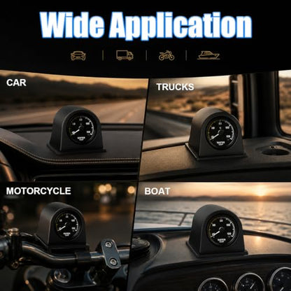 Universal 2" 52mm Single Hole Dashboard Gauge Pod Holder - size: 1Mount