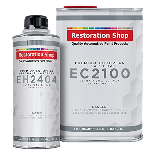 Restoration Shop Ultra Flow Premium European Clearcoat, Quart Kit - size: Quart