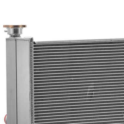 3 Row Aluminum Radiator Shroud Fan for 1988-1994 Chevy S10 Blazer GMC S15 4.3L V6 AT, Full Performance Aluminium Radiators, Automotive Replacement Radiator