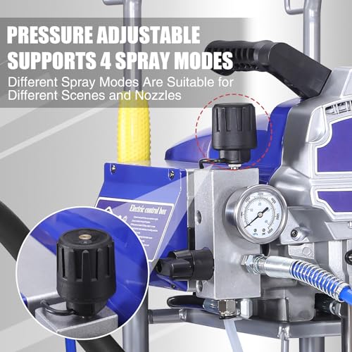 490 Airless Paint Sprayer for Home Interior, 0.60 GPM 3300 PSI 1300W - size: 490 Airless Paint Sprayer