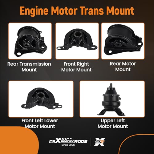 maXpeedingrods Engine Trans Mount Kit for Honda CR-V A6502 A6506 A6520 - size: for Honda CR-V 2.0L 1997-2001