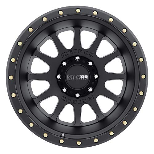 Method Race Wheels 605 NV Matte Black 20x9" 8x6.5", 12mm offset 4.5" Backspace, MR60529080512N - color: Matte Black, size: 20x9 inches, 8x6.5, -12/4.5"