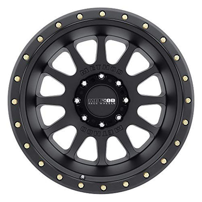 Method Race Wheels 605 NV Matte Black 20x10" 8x170", 24mm offset 4.55" Backspace, MR60521087524N - color: Matte Black, size: 20x10 inches, 8x170, -24/4.55"