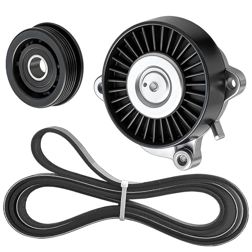 Complete Serpentine Belt Kit With Tensioner And Idler Pulley - size: Mb C280, E320, S500, Chrysler (98-08)