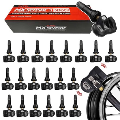 Autel TPMS Sensors, MX Sensor 315MHz/433MHz Set of 20 - size: Sensor Rubber 20pcs