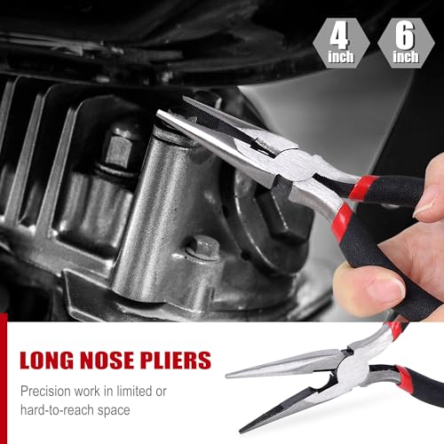FASTPRO 7-Piece Pliers and Wrench Set, Pliers Tool Set