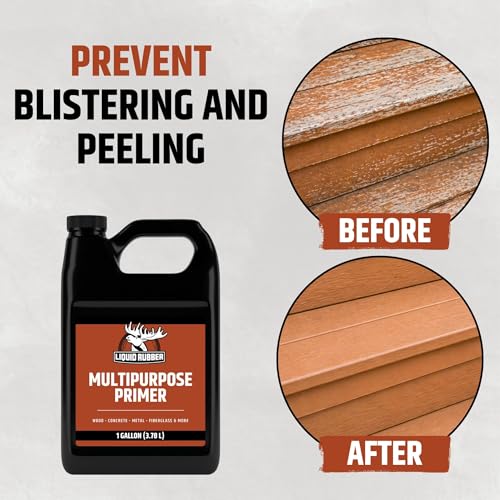 Liquid Rubber Multipurpose Primer for Concrete, Wood, Metal, 1 Quart - size: 32 Fl Oz (Pack of 1)