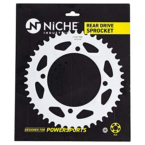 NICHE Drive Sprocket Chain Combo for Yamaha Virago V-Star 250 Route 66 XV250 Front 16 Rear 45 Tooth 520V-X X-Ring 114 Links - size: X-Ring Chain