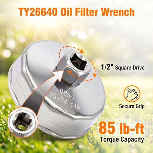 TY26640 Oil Filter Wrench Tool for Lawn Tractor