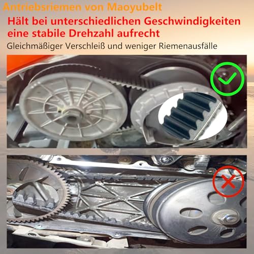 Drive Belt Suitable for CF Moto CF450 CF550 CForce 400 500 600 Swat Trail Tracker Snyper UForce ZForce 500 600 X5 X6 Z6 0180-055000-0001 Clutch Belt