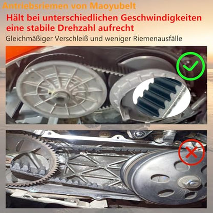 Drive Belt Suitable for CF Moto CF450 CF550 CForce 400 500 600 Swat Trail Tracker Snyper UForce ZForce 500 600 X5 X6 Z6 0180-055000-0001 Clutch Belt
