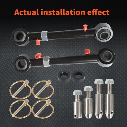 labwork 2.5-6 Inch Lifts Front Sway Bar Links Replacment for JK 2007-2018