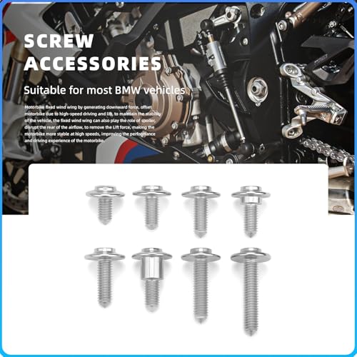 Fairing Bolt Kit, for BMW Motorcycle Body Panel, Windshield & Seat Cowl - size: M5 x 16 B