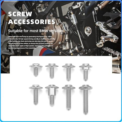 Fairing Bolt Kit, for BMW Motorcycle Body Panel, Windshield & Seat Cowl - size: M5 x 16 B