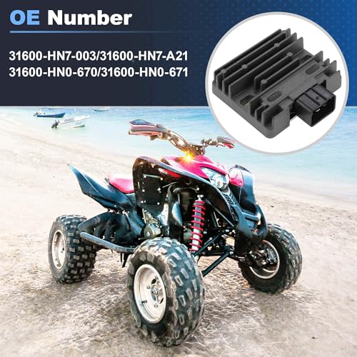 ATV Voltage Regulator Rectifier for Honda Rancher TRX400FA 04-07 - size: 31600-HN7-003