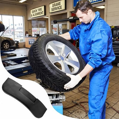 Tire Shovel Plastic Sleeve, Tyre Bead Breaker Wheel Cover Black Tire Pressure Shovel Protective Sleeve Rims Protection Accessories for Removal Machine