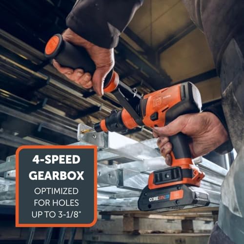 Fein 18V AS Cordless Hammer Drill/Driver with Hammer Function - Bare Tool - Brushless Motor, QuickIN Interface, 4-Speed Gearbox - ASCM 18-4 QMP AS, 71161661090 - style: ASCM 18-4 QMP AS