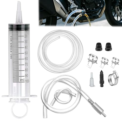 Motorcycle Brake Bleed Kit, Hydraulic Disc Brake Bleeding Kit - size: 3 Pieces