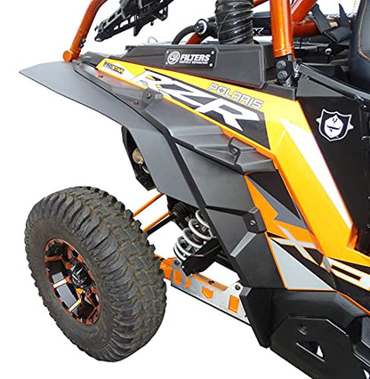 MudBusters Mud-Lite Fender Flares for 2019-2023 Polaris RZR XP 1000 and XP Turbo (64inch 2 & 4 Seat) - size: Mud-Lite
