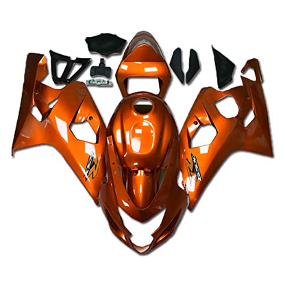 YTL Orange Full Fairing Fit for Suzuki 2004-2005 GSXR 600/750 - color: 016 Orange