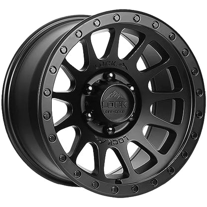 LOCK OFFROAD YOSEMITE-7969MB 17X9-6X139.7 0et - Matte Black with Matte Black Ring - color: Matte Black with Matte Black Ring, size: 17X9 - 6X139.7 0et