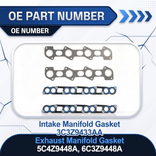 6.4 Full Head Gasket Set w/Head Bolts Fit for Ford 08-10 HS26565PT CS26565 - size: 6.4 Full Head Gasket Set w/Head Bolts
