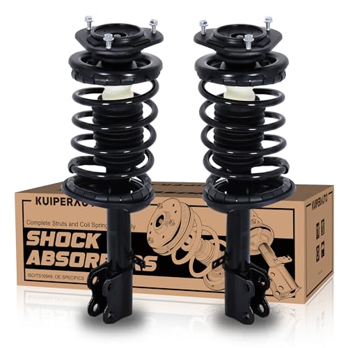 KUIPERAUTO 271951 271952 Front Struts Complete Assembly Compatible for 1998-2002 Chevy Prizm / 1993-2002 Toyota Corolla / 1993-1997 Geo Prizm 2PCS (Left and Right) Shocks Absorbers - size: 2x Front Struts, style: 1993-2002 Corolla