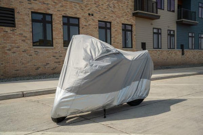 Dowco Guardian 26037-00 UltraLite Plus Water Resistant Indoor/Outdoor Motorcycle Cover: Grey, X-Large