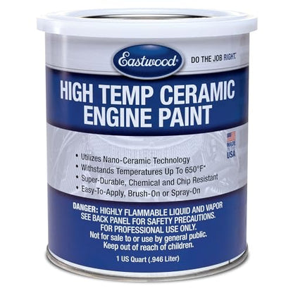 Eastwood Old Ford Blue High Temperature Ceramic Engine Paint and Activator - color: Light Ford Blue